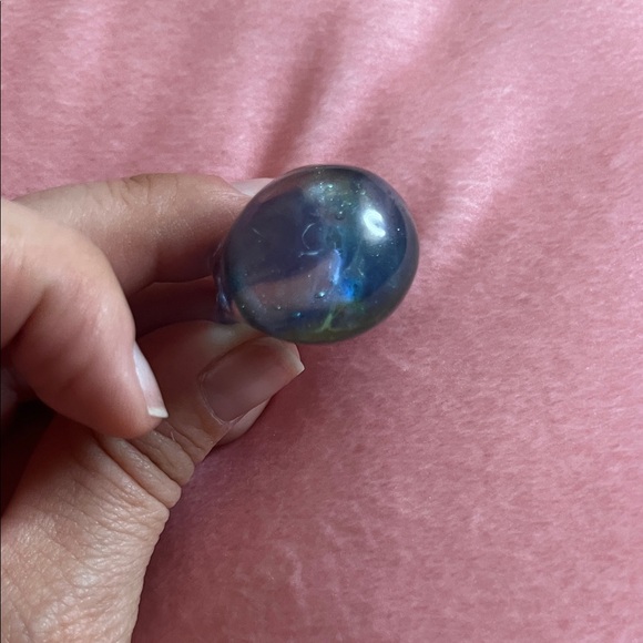 06# Elegant Blue Murano Glass Ring - Picture 8 of 10